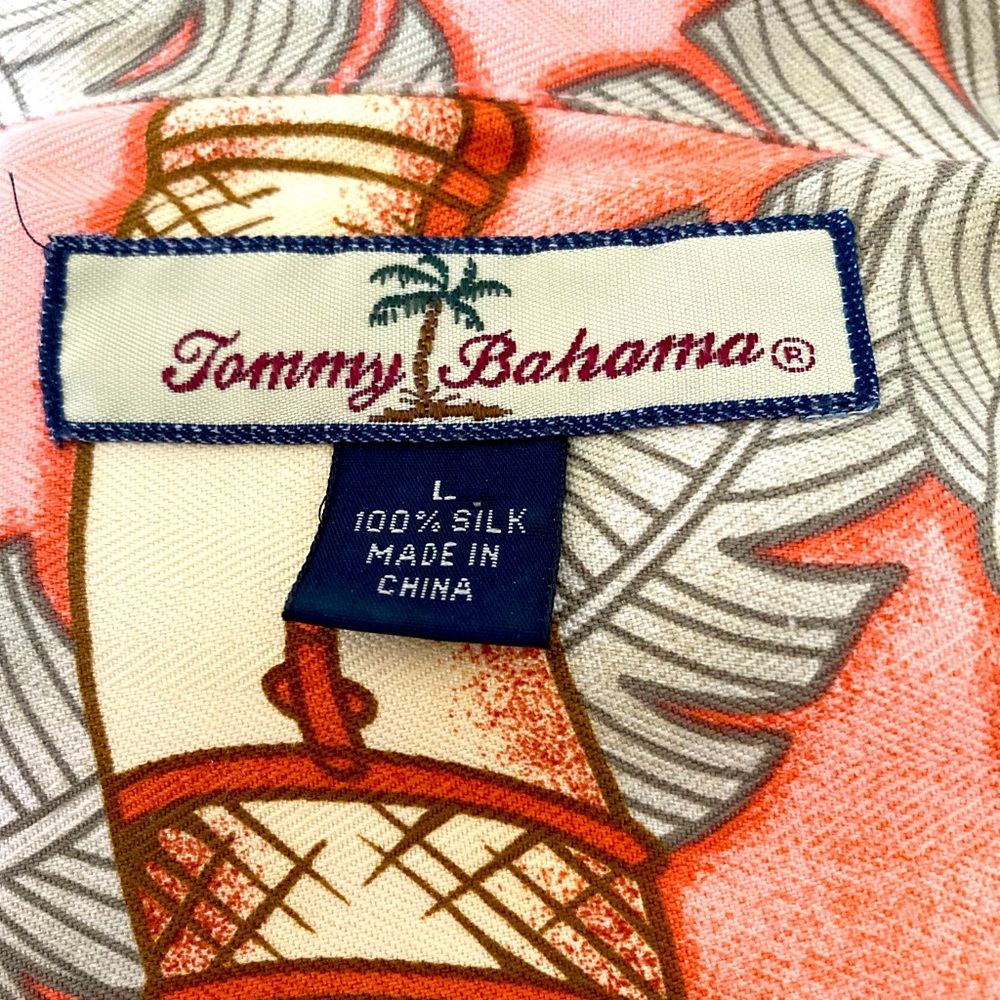 Tommy Bahama silk shirt - Picture 2 of 8